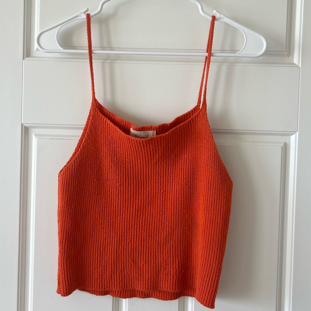 Orange Tank Top